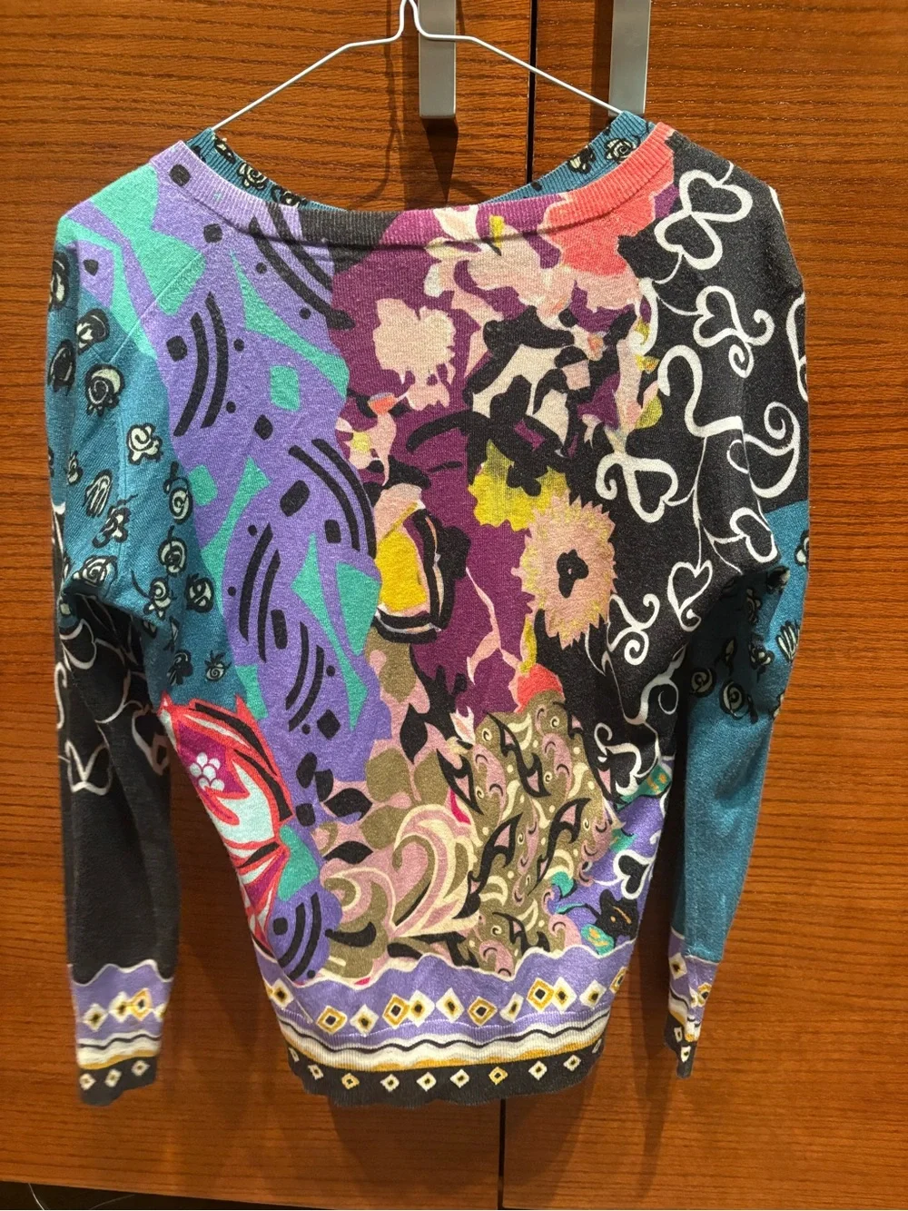 Etro Milano Silk Blend Sweater Set Cardigan & Shell Top EU 42 Made in Italy - Picture 2 of 7